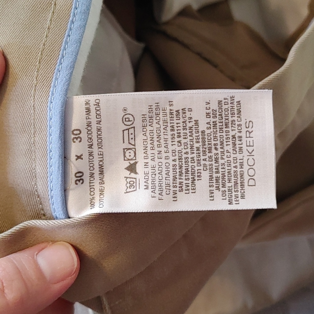 Dockers Signature Khaki Classic Fit D3 Men's size 30x30 - Picture 3 of 14